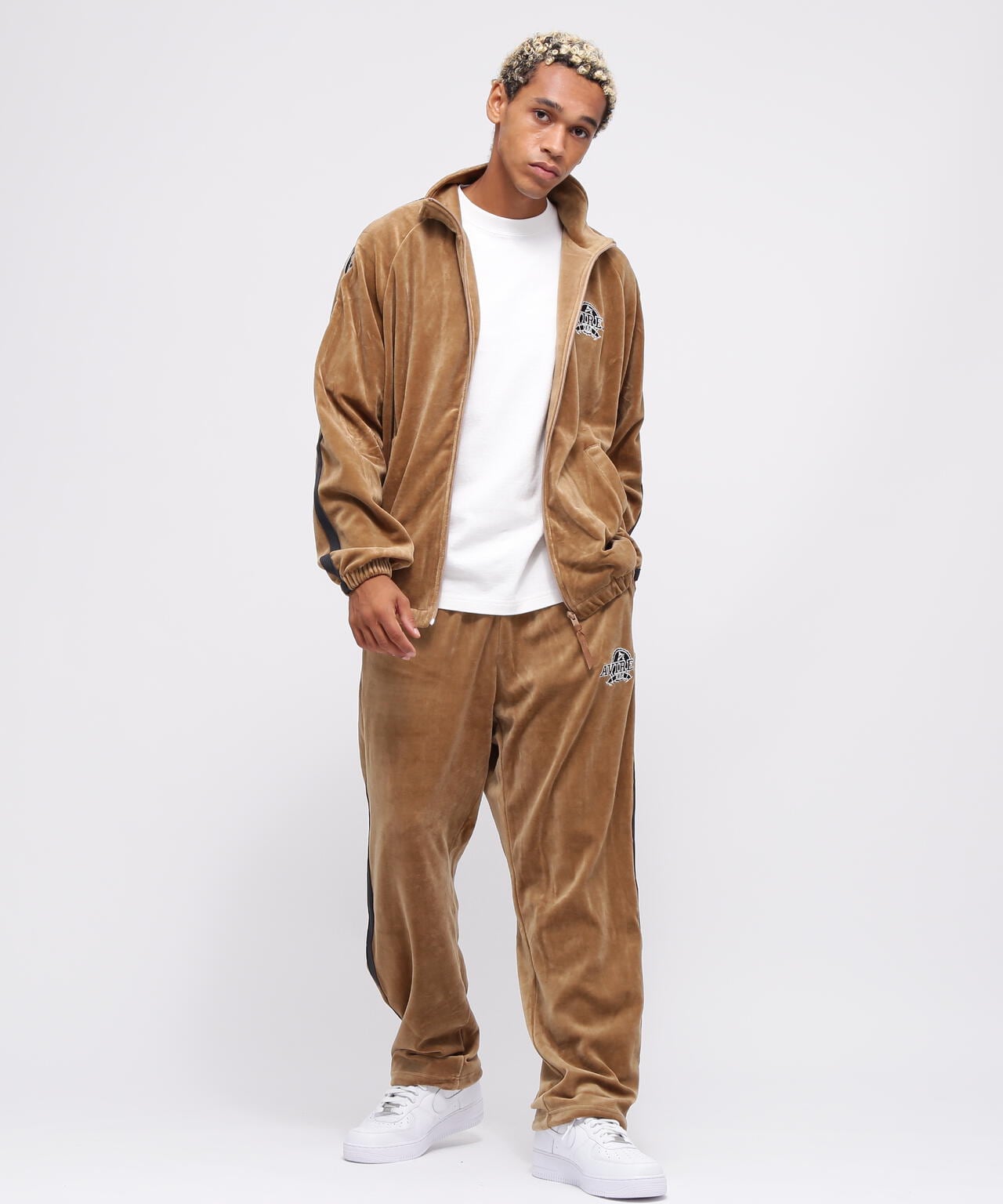 WEB&DEPOT限定》VELOUR TRACK PANTS / ベロア トラックパンツ | AVIREX