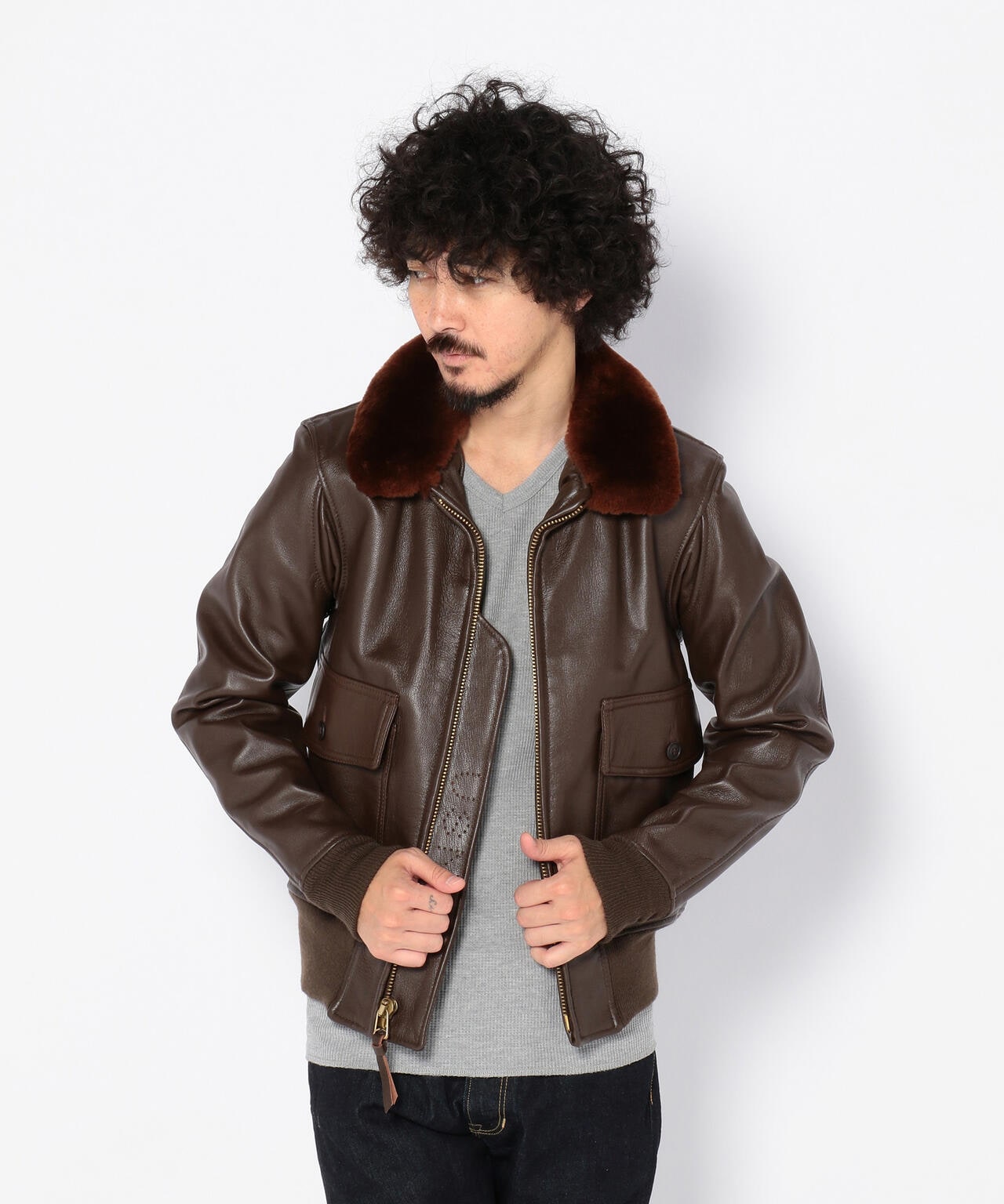 G-1 MIL-J-7823D レザージャケット | AVIREX（アヴィレックス