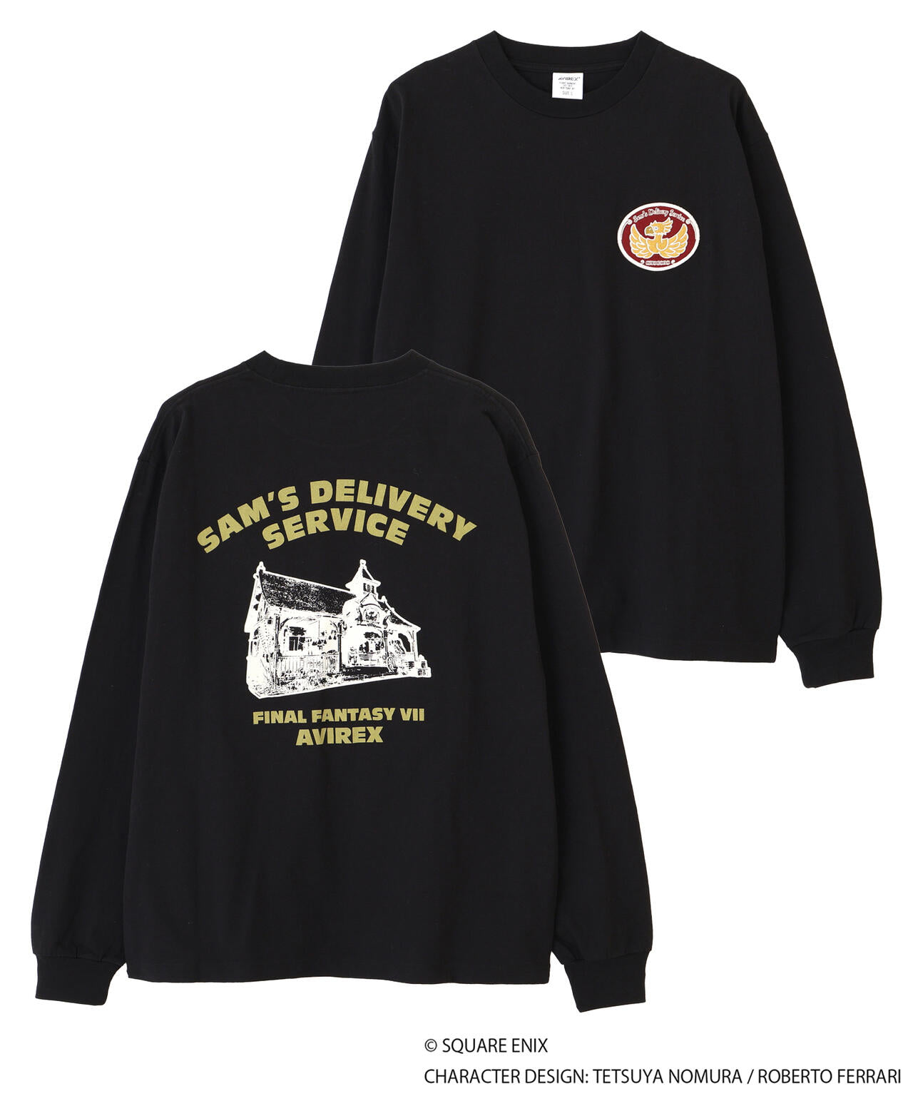 AVIREX × FINAL FANTASY VII REMAKE》L/S T-SHIRT ”SAM'S