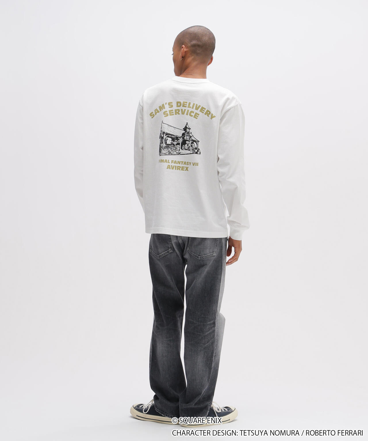 AVIREX × FINAL FANTASY VII REMAKE》L/S T-SHIRT ”SAM'S