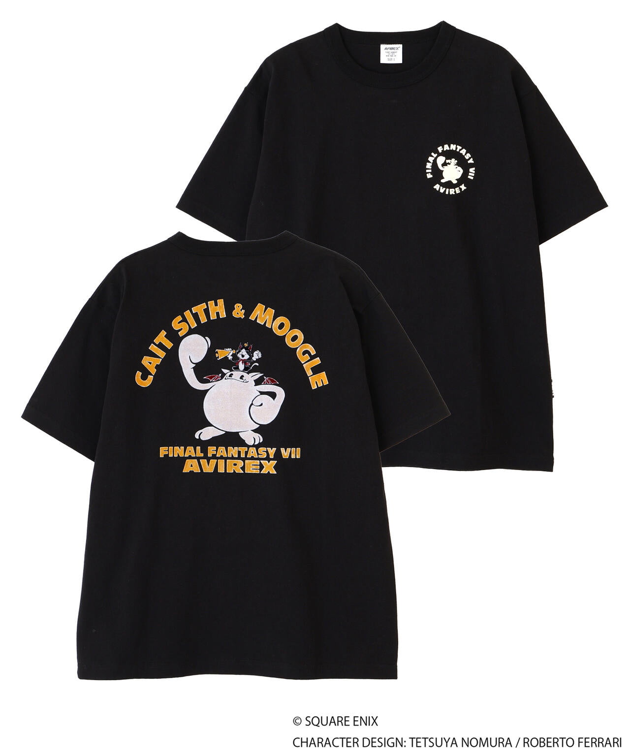 AVIREX × FINAL FANTASY VII REMAKE》CREW NECK T-SHIRT