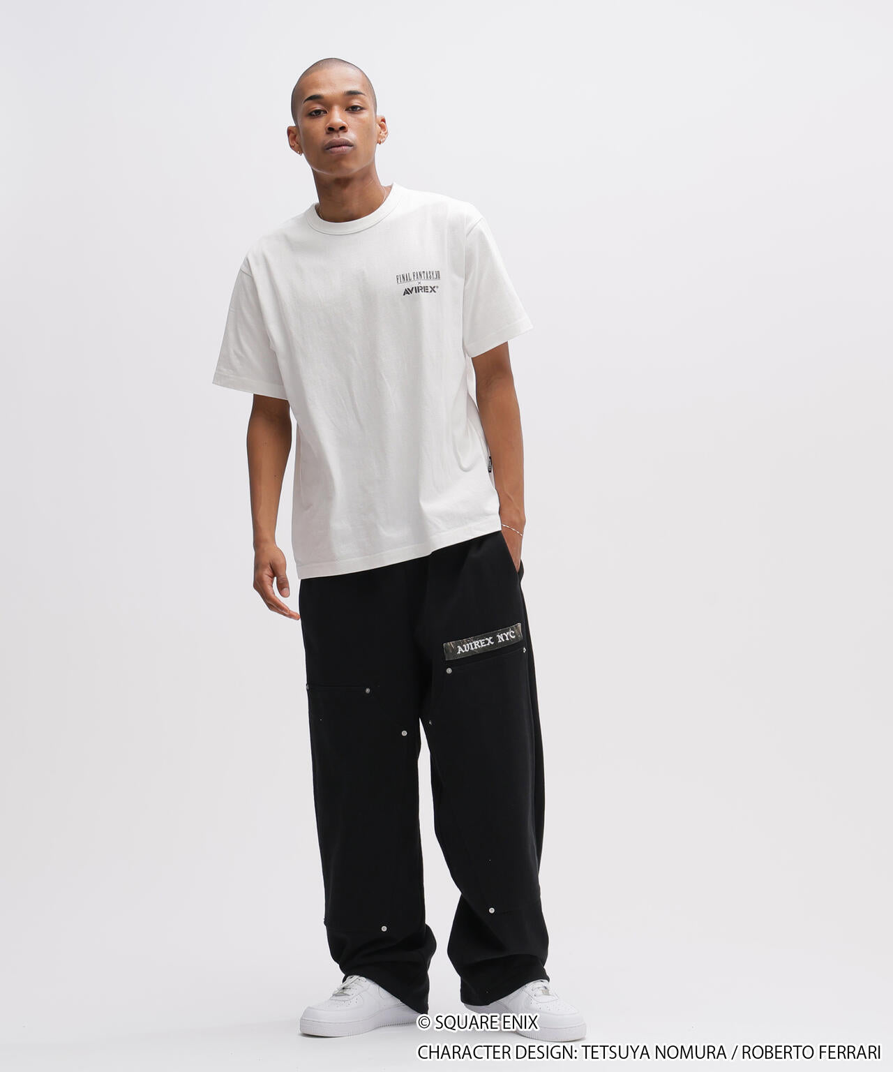 AVIREX × FINAL FANTASY VII REMAKE》PINUP T-SHIRT ”TIFA & AERITH