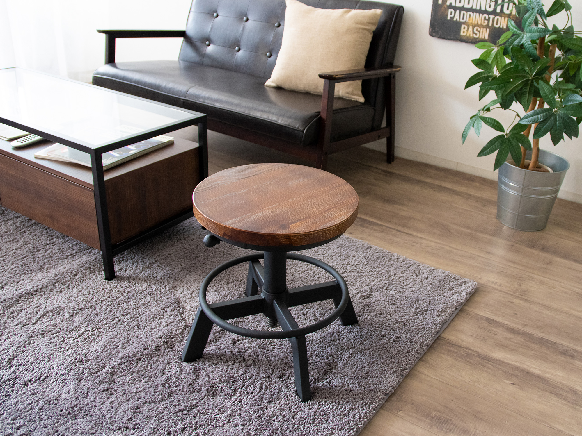 昇降スツール INDUSTRIAL（インダストリアル） - MIYAMARKET