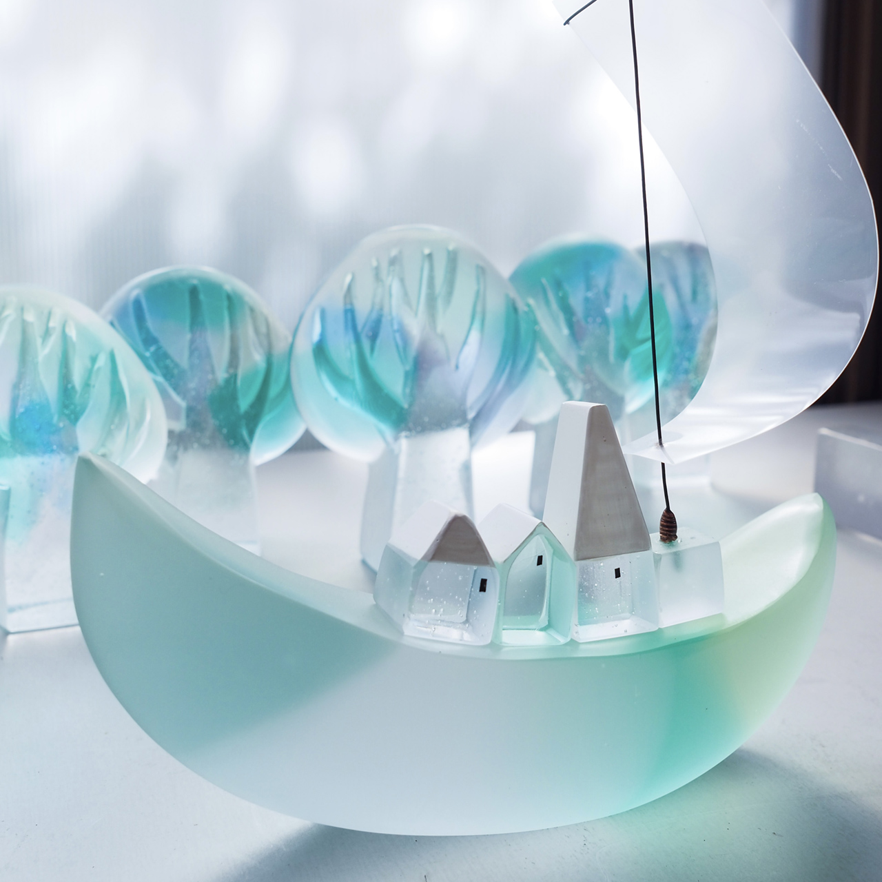 Mellow glass メロウグラス（タナカユミ）月 Mellow glass メロウ