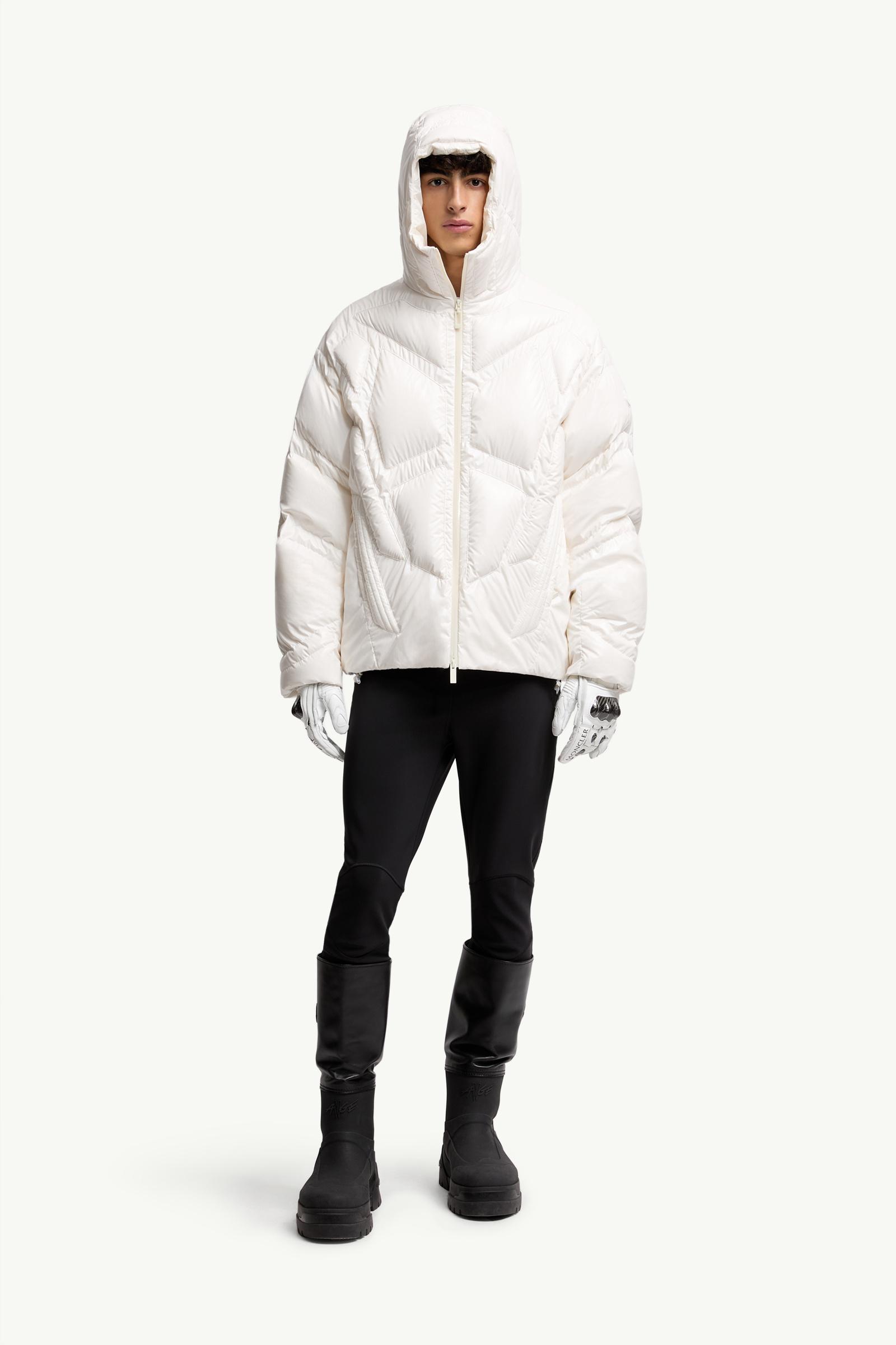 ホワイト Moncler x A$AP Rocky Bahianinha ショートダウンジャケット