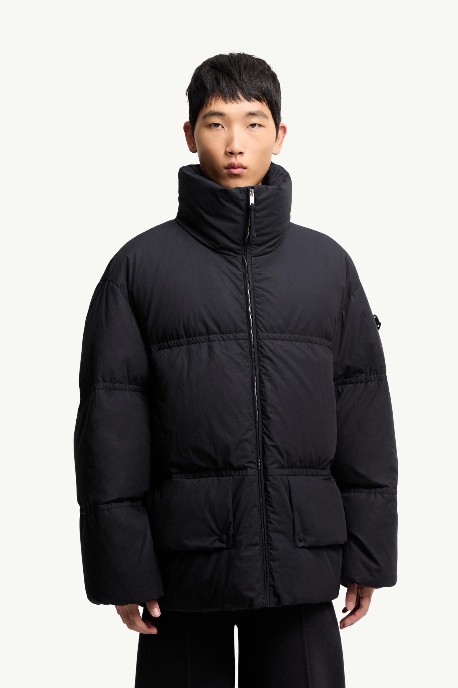 ネイビーブルー Moncler + JIL SANDER Collinemycin ショートダウン