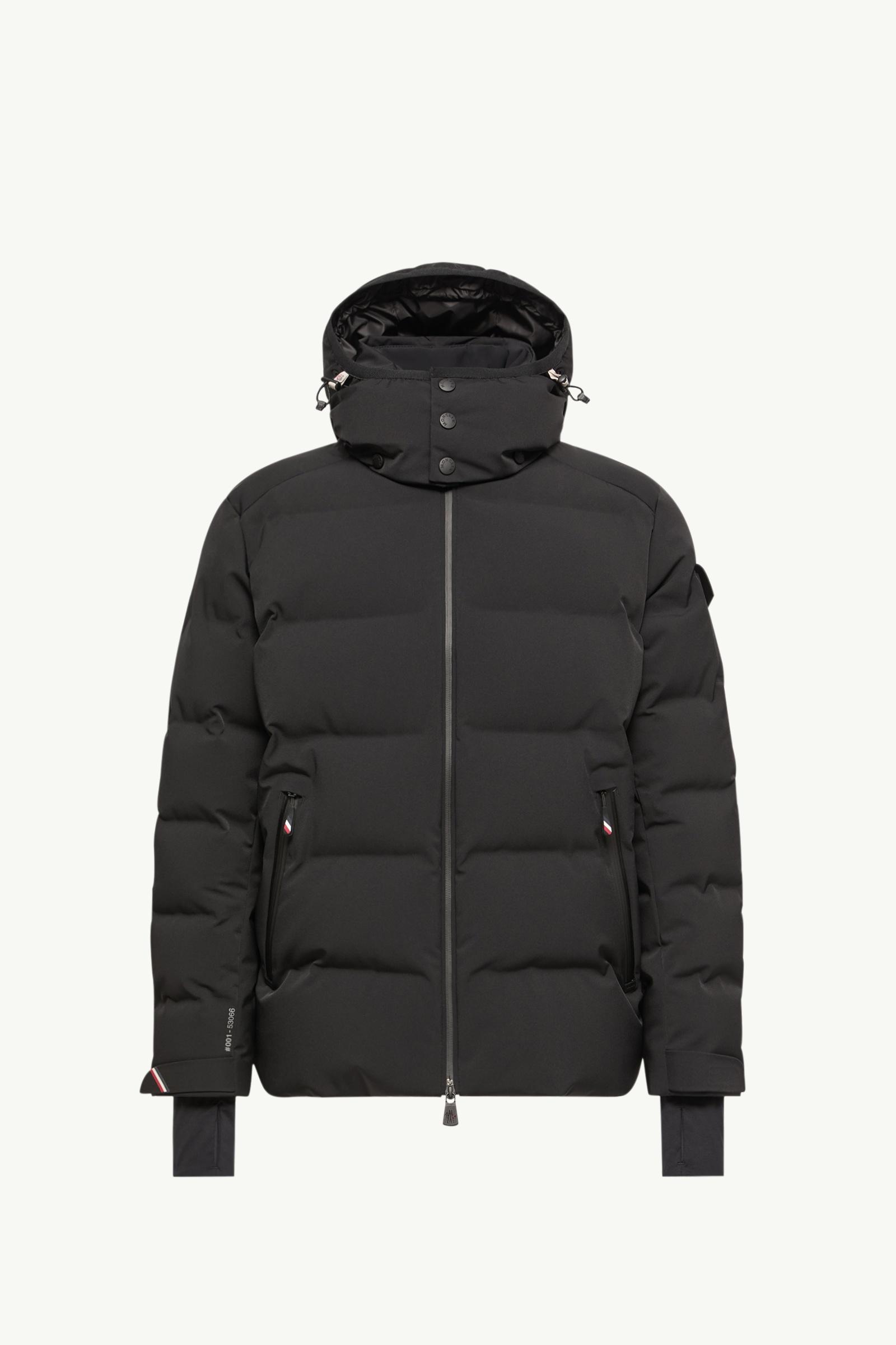 Black Montgetech Hooded Short Down Jacket - Short Down Jackets for