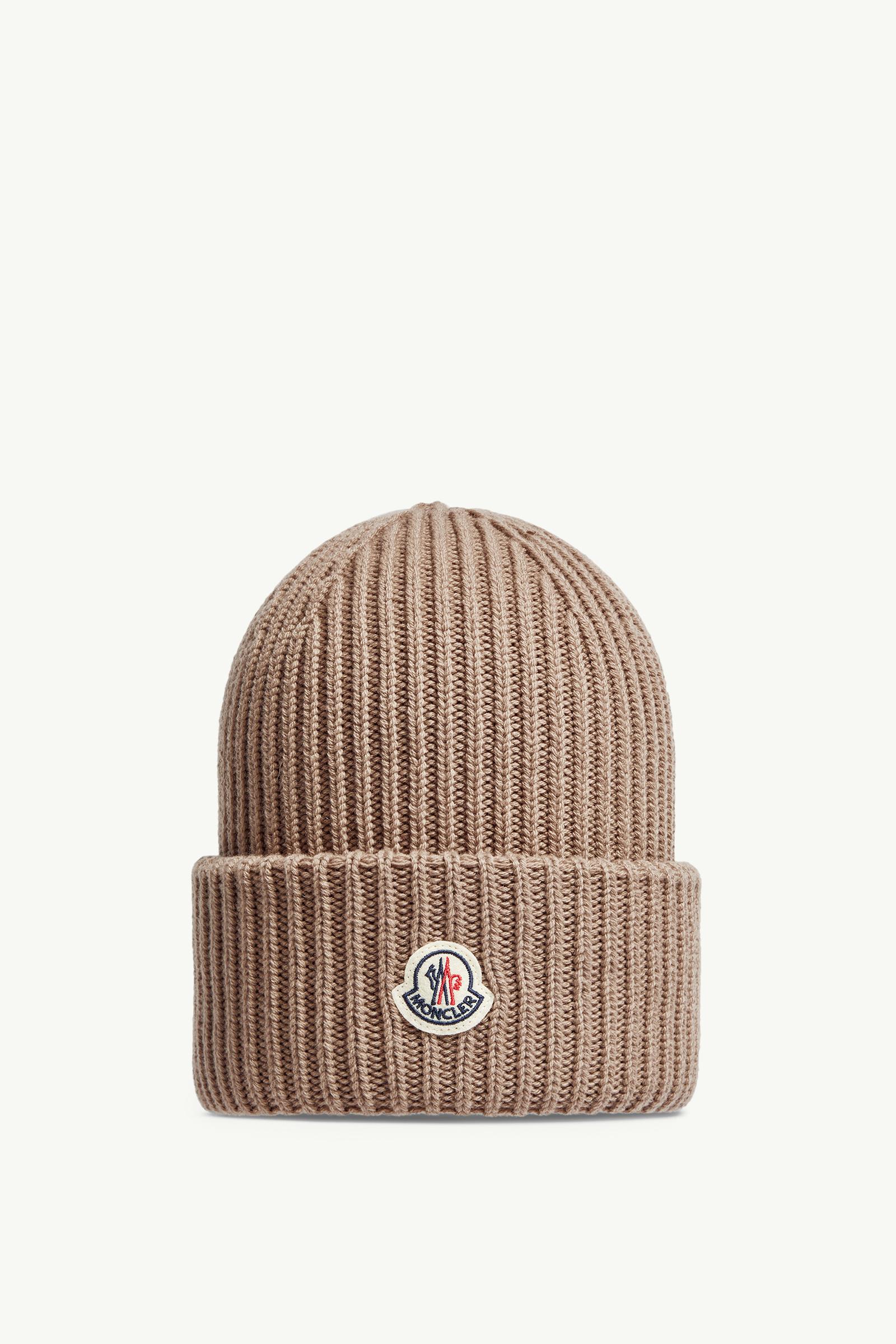 Beige Wool & Cashmere Beanie - Hats & Beanies for Men | Moncler US