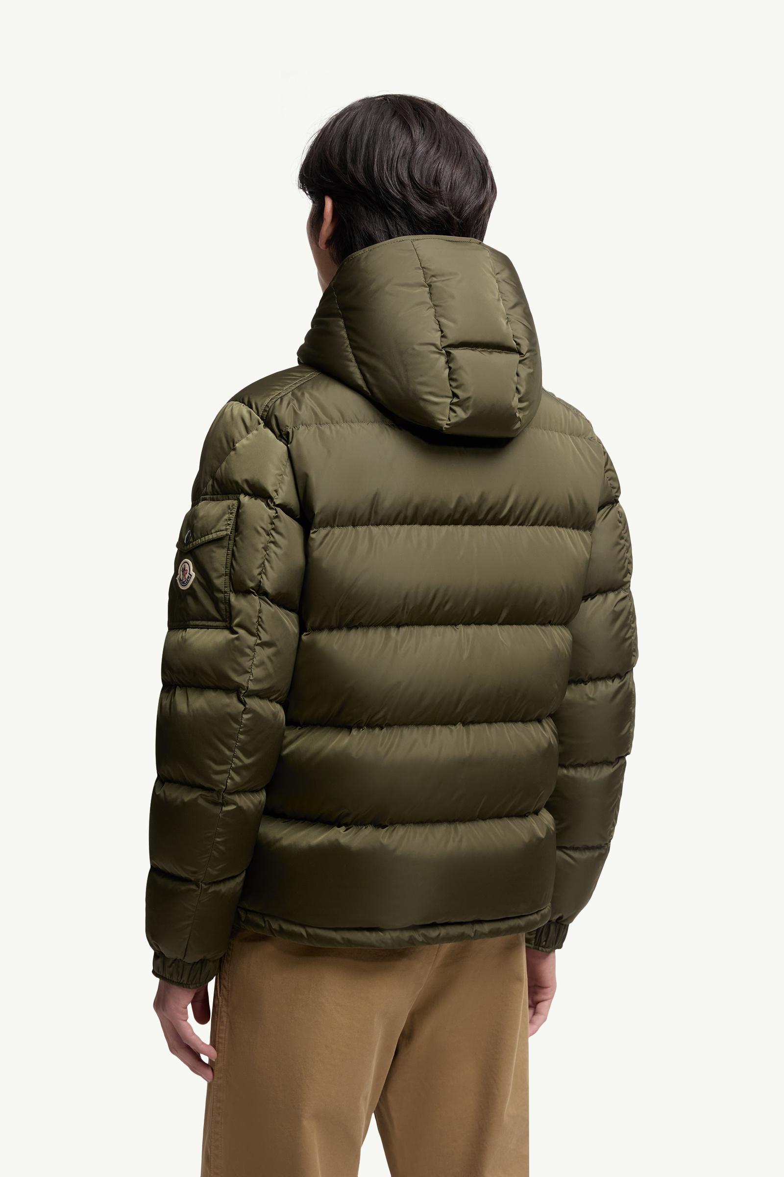 Olive Green Moncler Maya Matte Short Down Jacket - Short Down