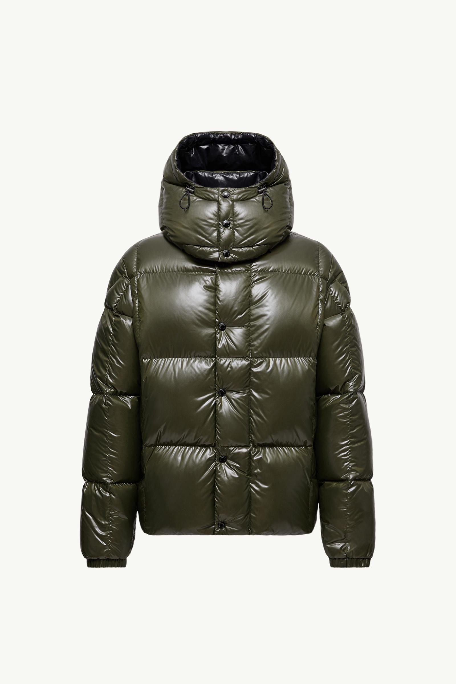 Olive Green Parana Hooded Short Down Jacket - Short Down Jackets
