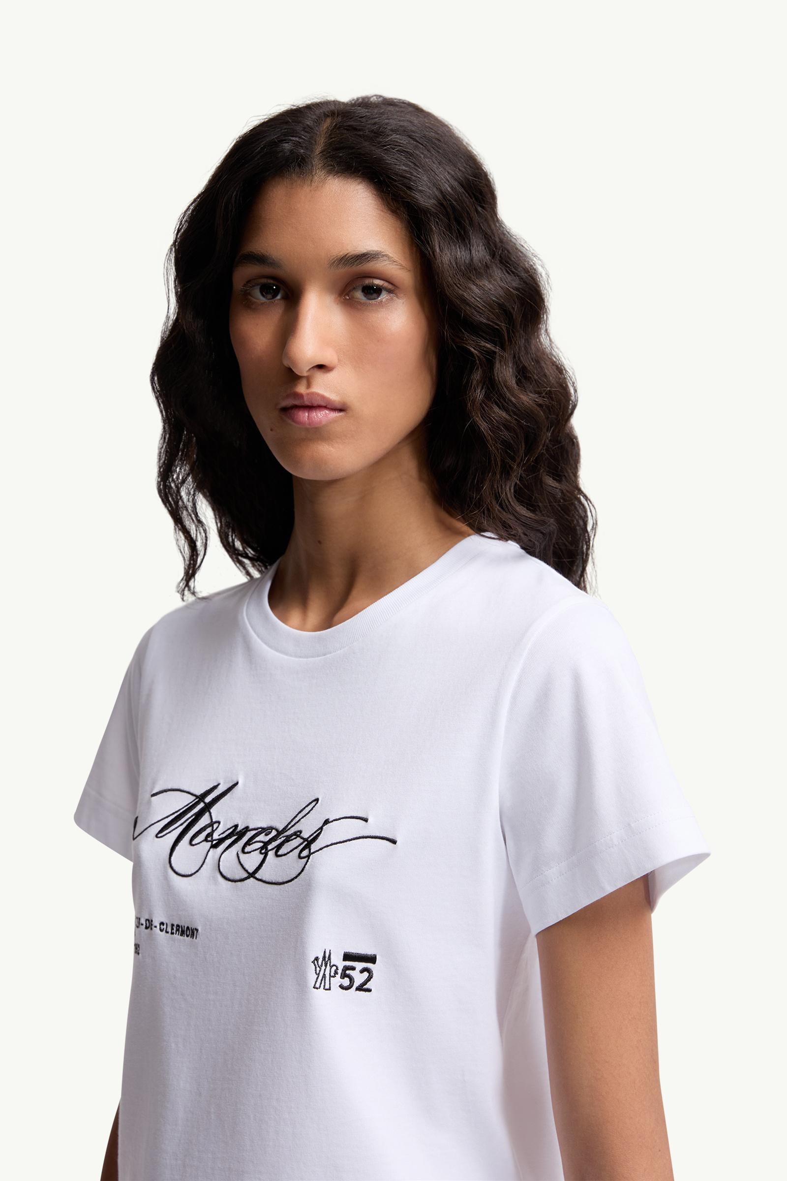 ホワイト Tシャツ : トップ＆Tシャツ 向けの レディース | モンクレール