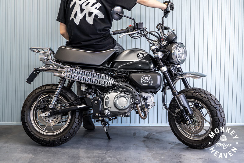 モンキー125 JB02→JB03へ】新型ブラック風にタンク塗装した方法と
