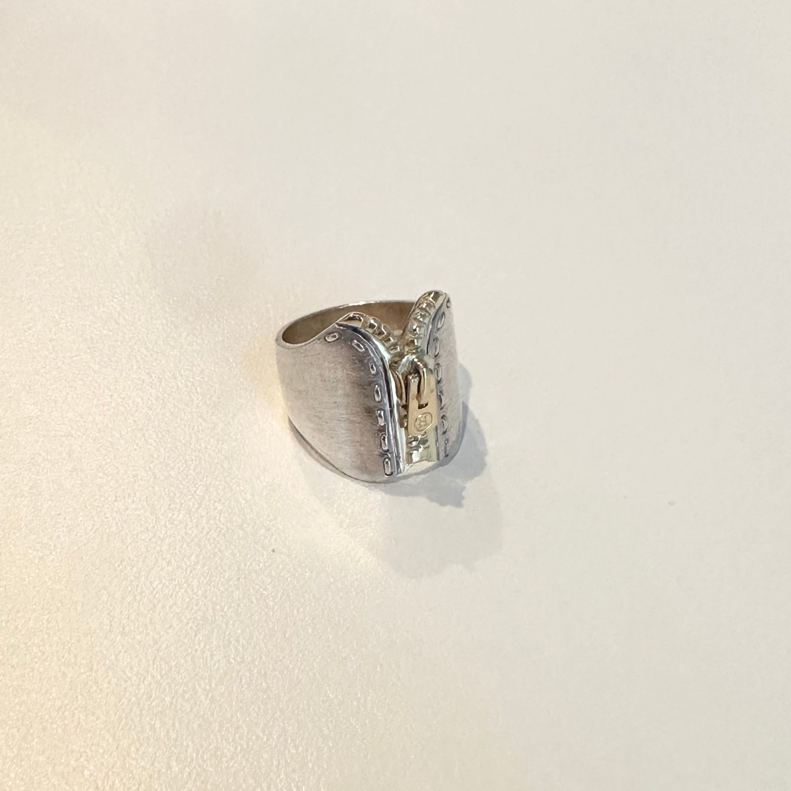 80-90s Hermès ZIP ring 925 750 エルメス ジップ モチーフ リング 925