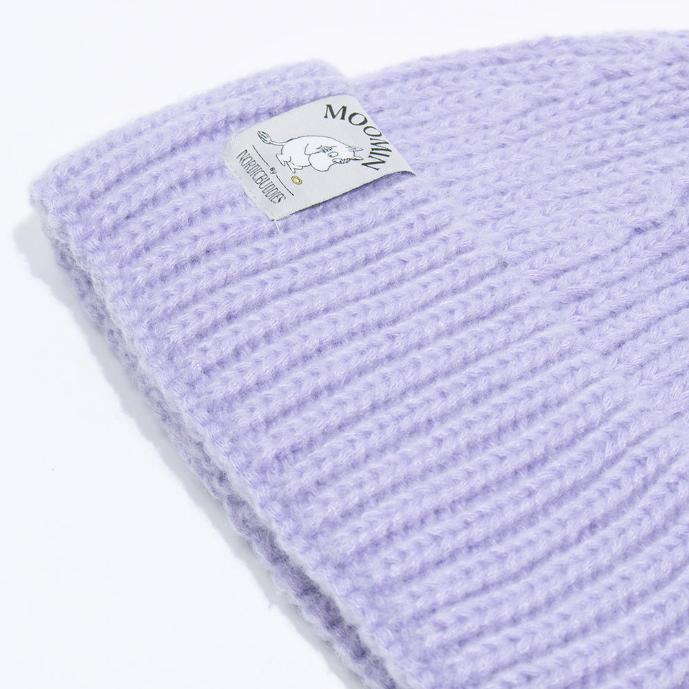 Moomintroll Lilac Thick Winter Beanie - Nordicbuddies | Moomin