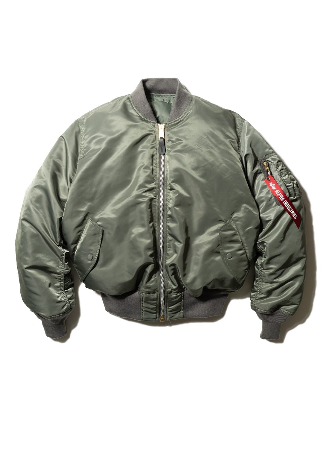 サ*人様 ALPHA MA-1 フライトジャケット ALPHA(アルファ)別注 DOWN MA