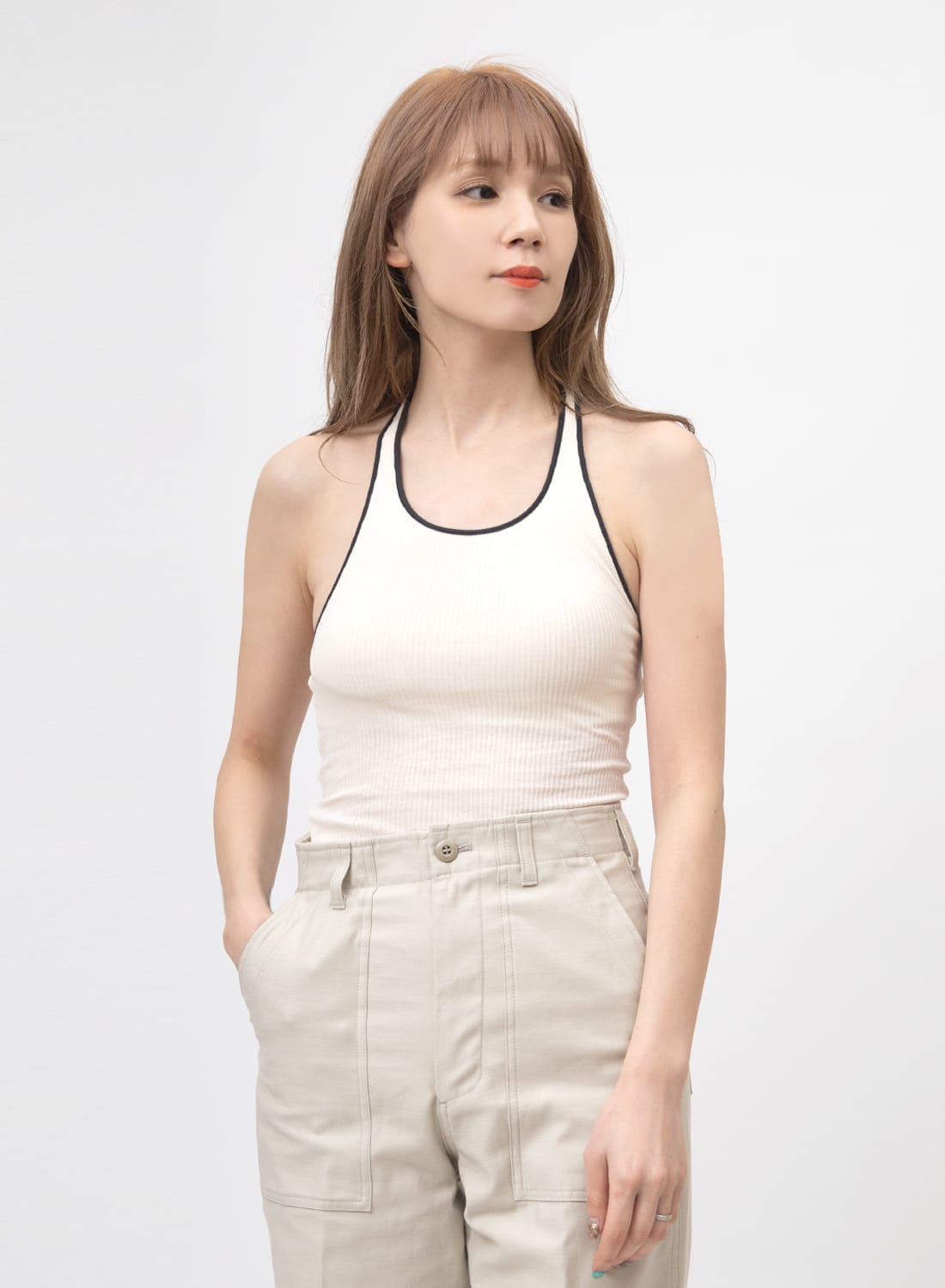 未使用】BLACKBIRD Mesh Tanktop BEIGE サイズ1 未使用】BLACKBIRD