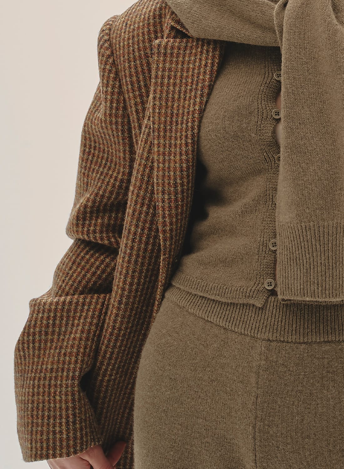 WOOL100% CHECK JACKET|【25FW先行予約】ウール チェック ジャケット