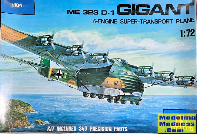 Italeri 1/72 Me-323 Gigant, previewed by Scott Van Aken