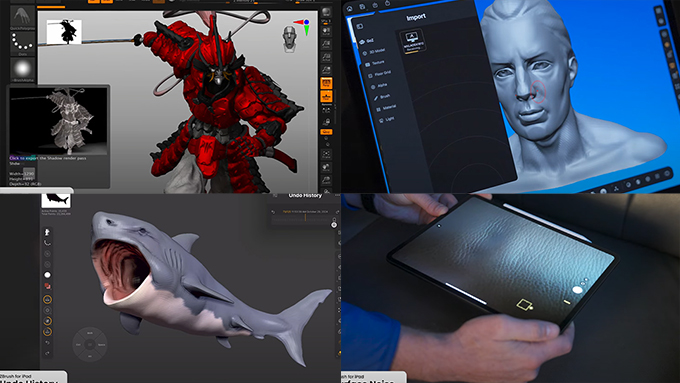 ZBrush 2025.1.0リリース まとめ ipad版では日本語表示対応