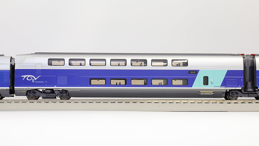 TRIX [22381+23487/8/9] SNCF TGV Euroduplex 10両セット（HOゲージ