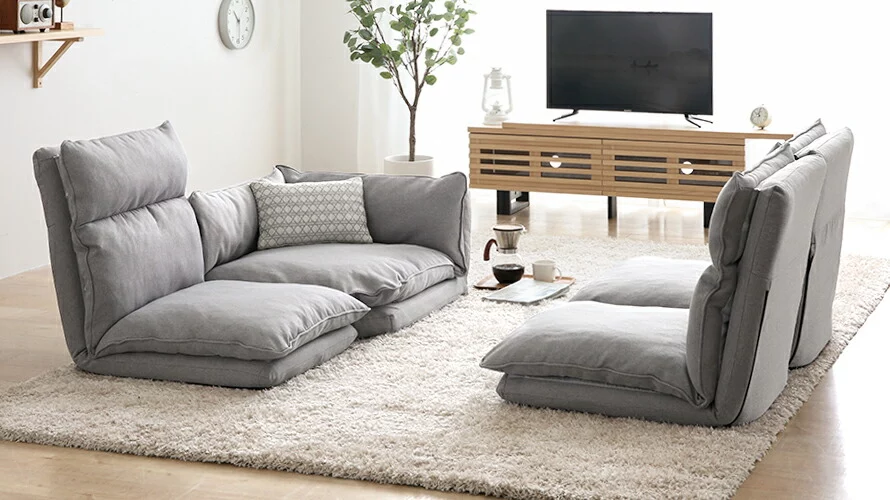 幅249cm] 3人掛けフロアソファセット マルチタイプ｜モダンデコ公式