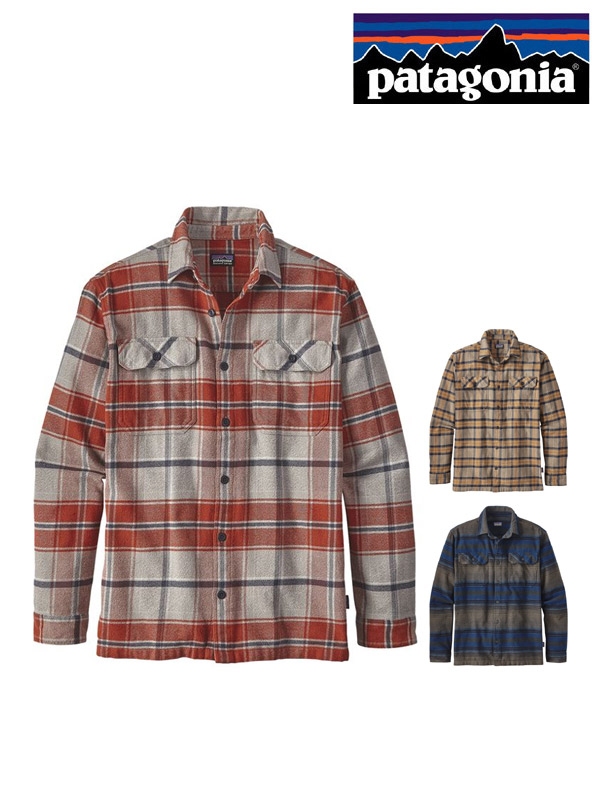 メンズ・ロングスリーブ・フィヨルド・フランネル・シャツ（アジア