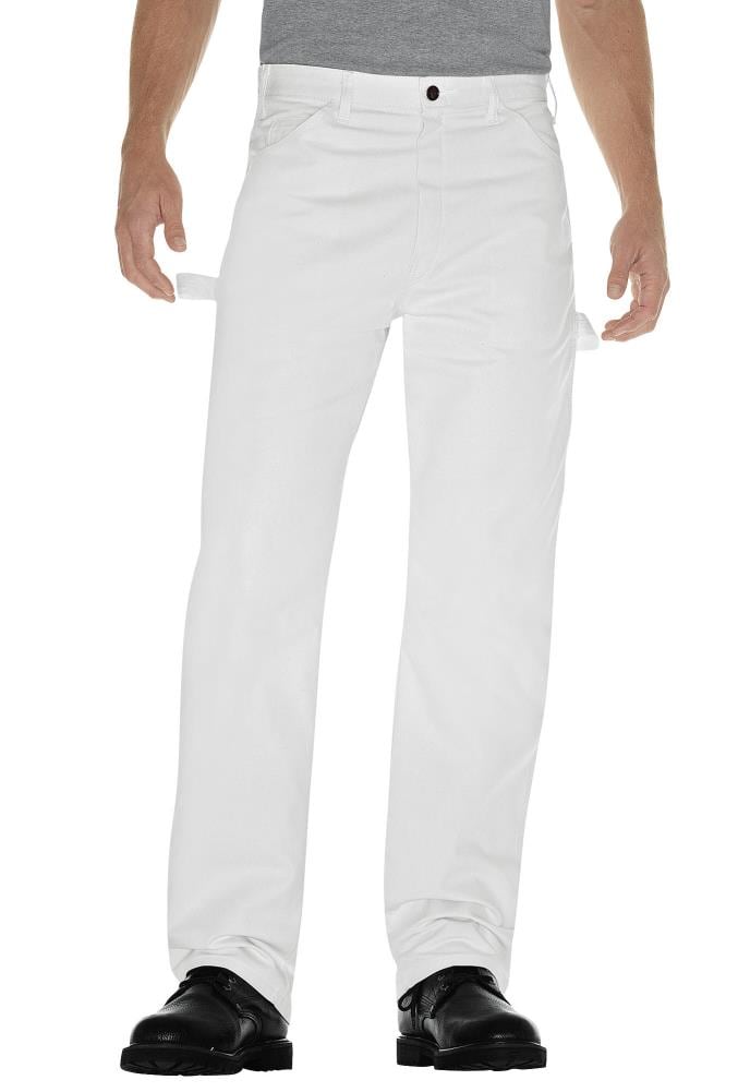 Dickies Men's Painters White Canvas Work Pants (34 X 30