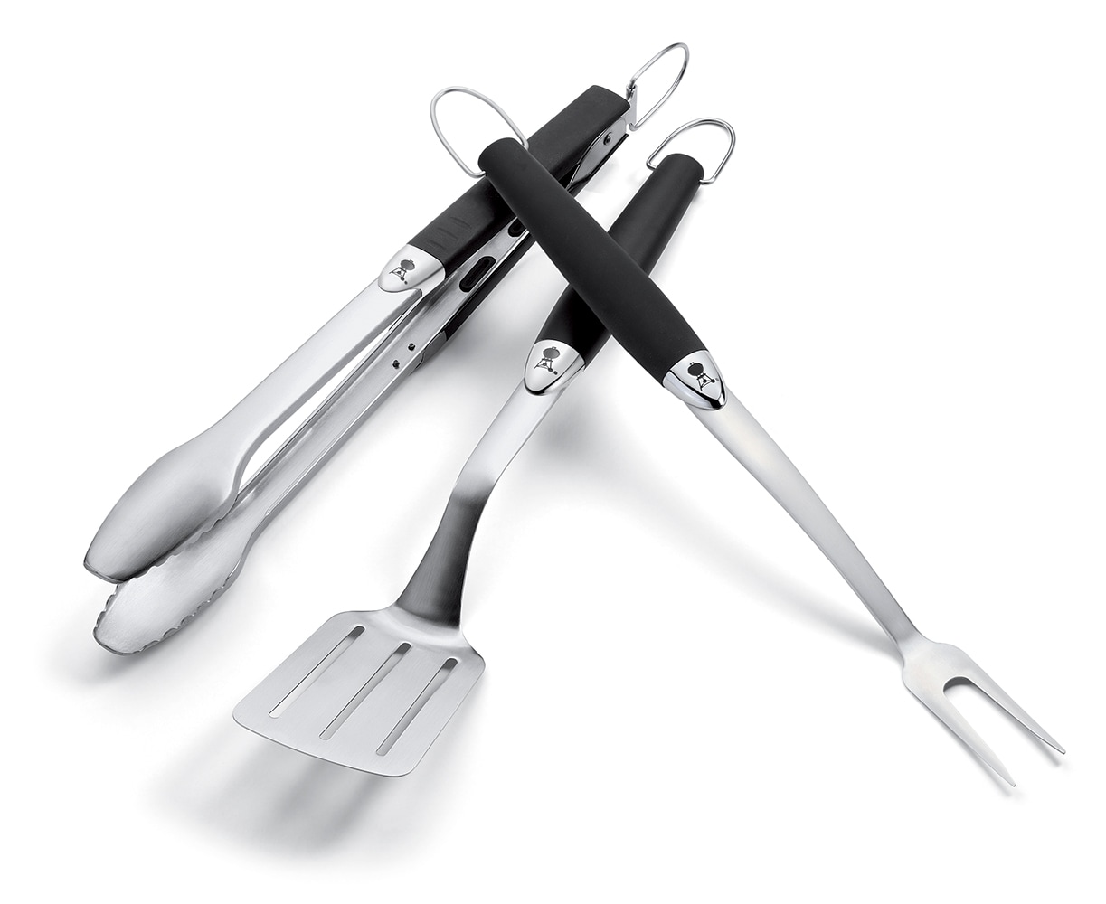 Weber 3-Pack Stainless Steel Tool Set 6630 at Lowes.com