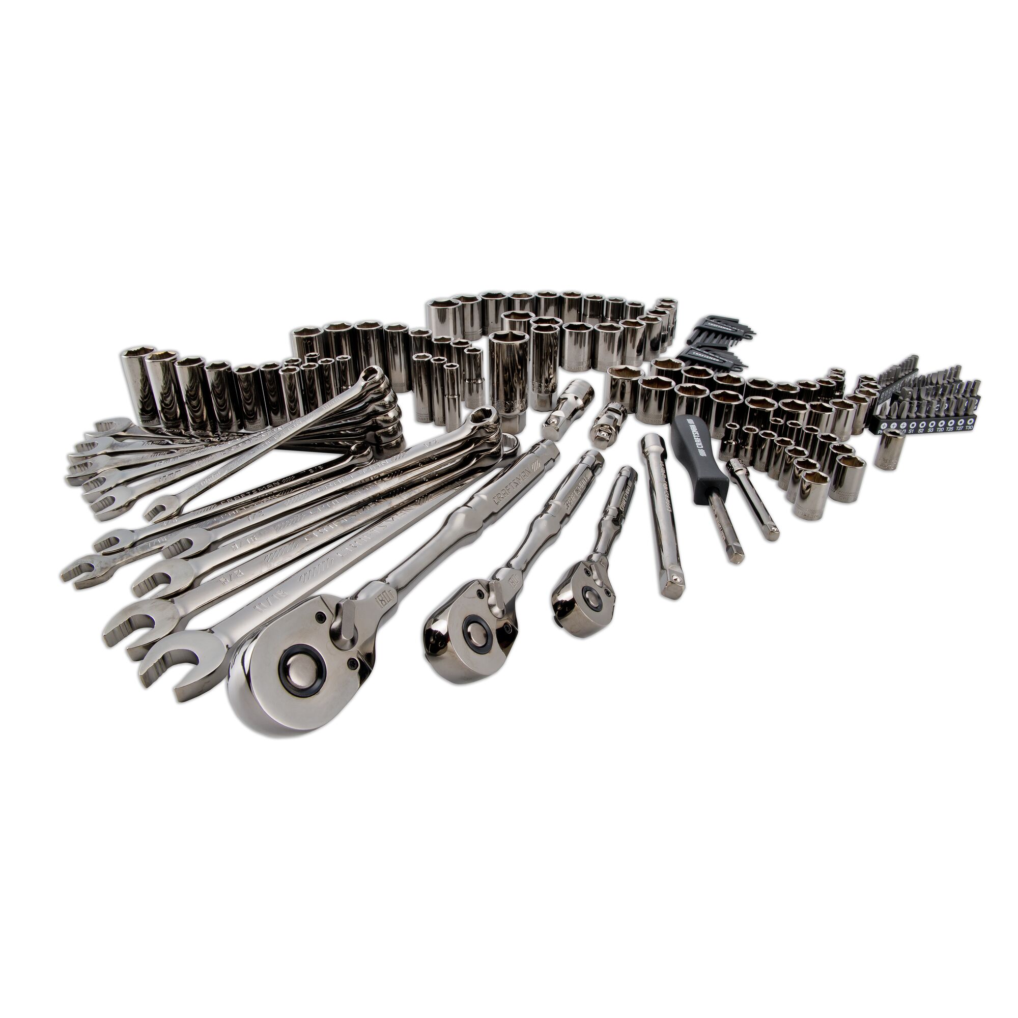 CRAFTSMAN OVERDRIVE 154-Piece Standard (SAE) and Metric Gunmetal