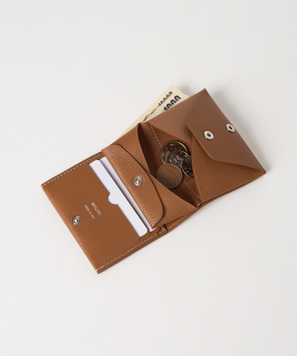 Bifold Compact Wallet - Camel – MOLINI（モリニ）オフィシャル