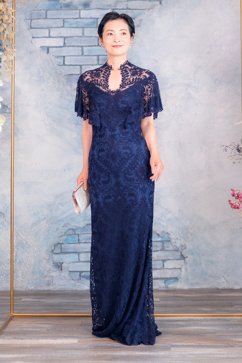 未使用品 タダシショージ TADASHI SHOJI ドレス ワンピース シルク V