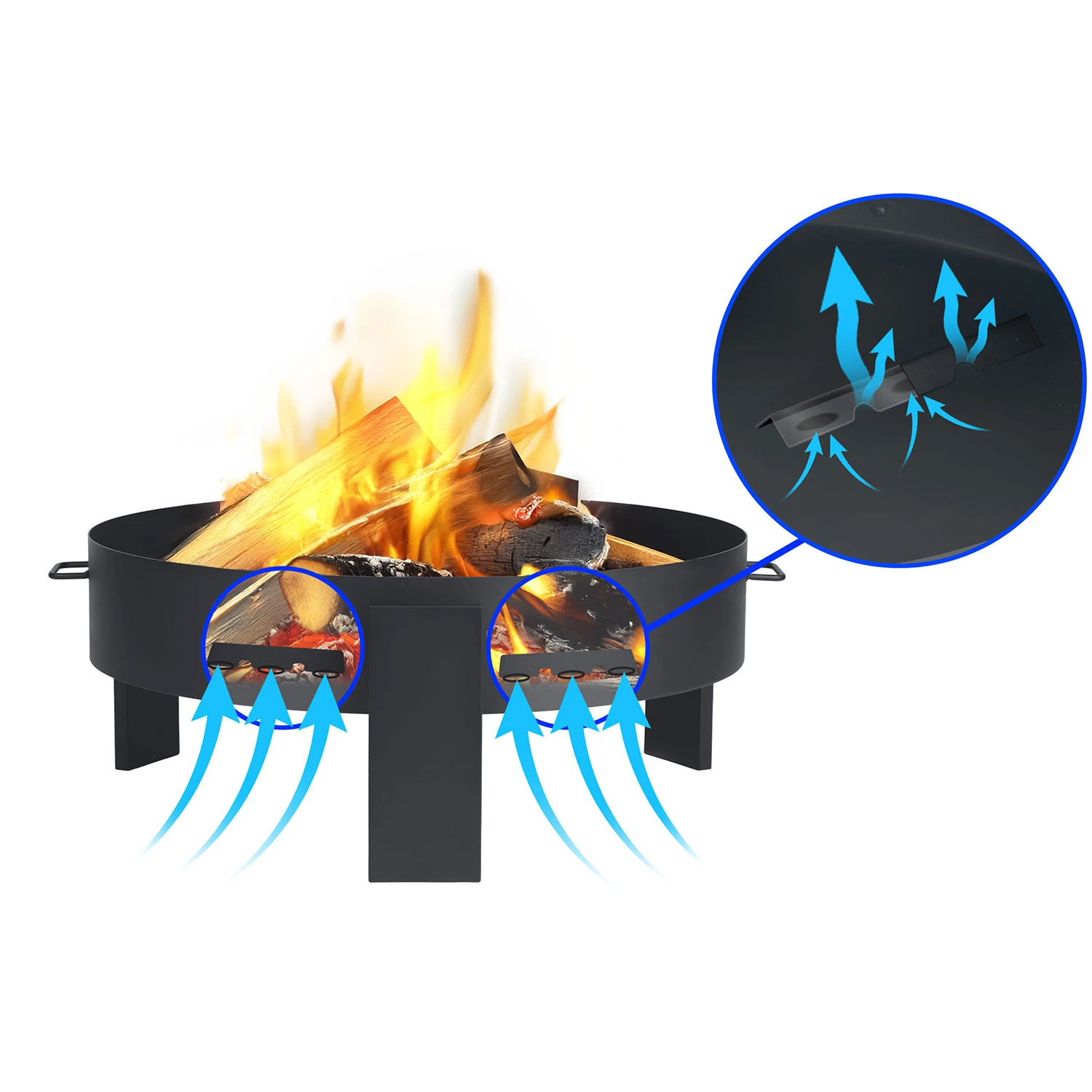 バーベキュー・調理用品 GOZEL BUTTERFLY FIRE STAND バーベキュー