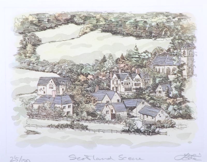 インテリアの絵画を銅版画で制作した織田義郎のインテリアの絵