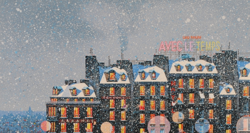 ヒロ・ヤマガタ植物直筆真作鉛筆木炭画ドローイング巨匠証明書あり額