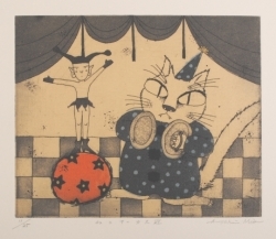 朝日みおの銅版画を通販で販売