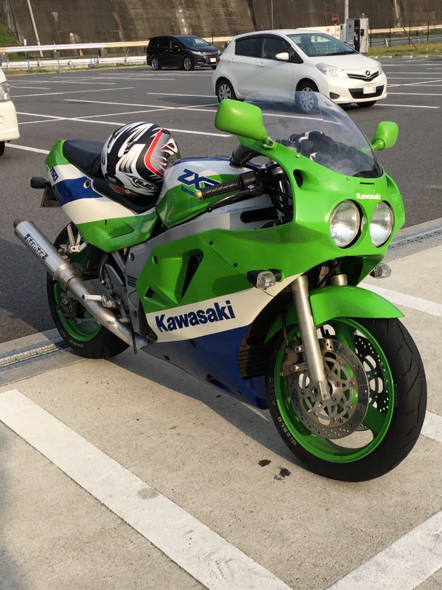 みどり 93 ZX7R M1 ZX750M Restoration Reveal - YouTube