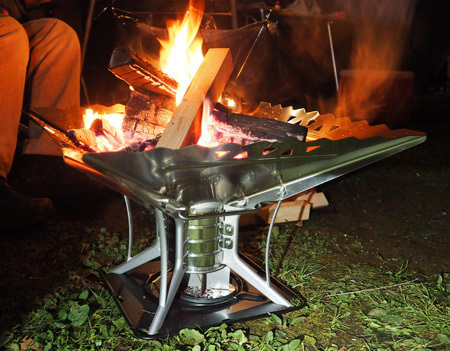 SOTO：エアスタを使ってきました。（焚火台）: 自転車とアウトドア