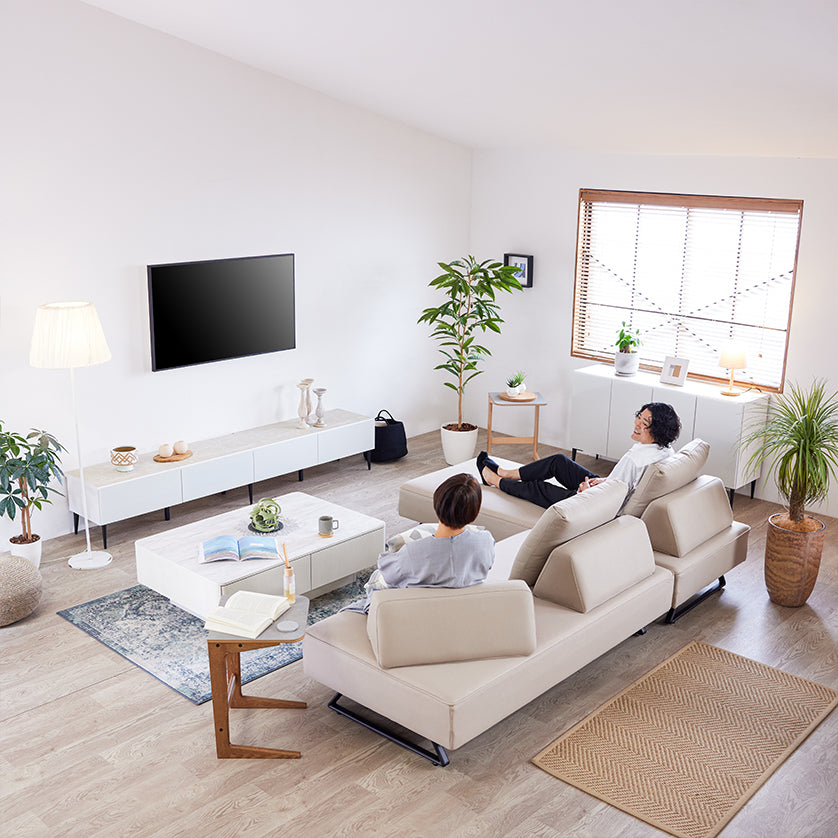 リビングダイニング ソファ アイランド 大川家具 モーブル ｜ Miguel
