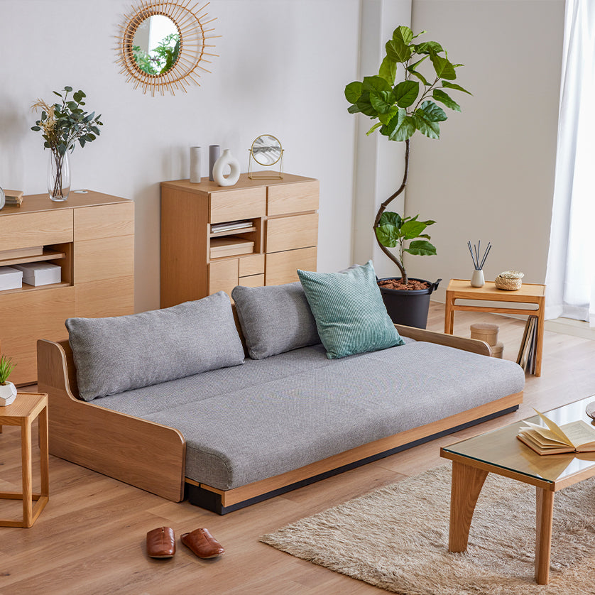 大川家具 | モーブル ソファベッド 幅200cm | Rolly ローリー 寝心地の