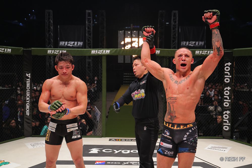 RIZIN LANDMARK08】堀江、健闘光るもグスタボに判定負け。勝った