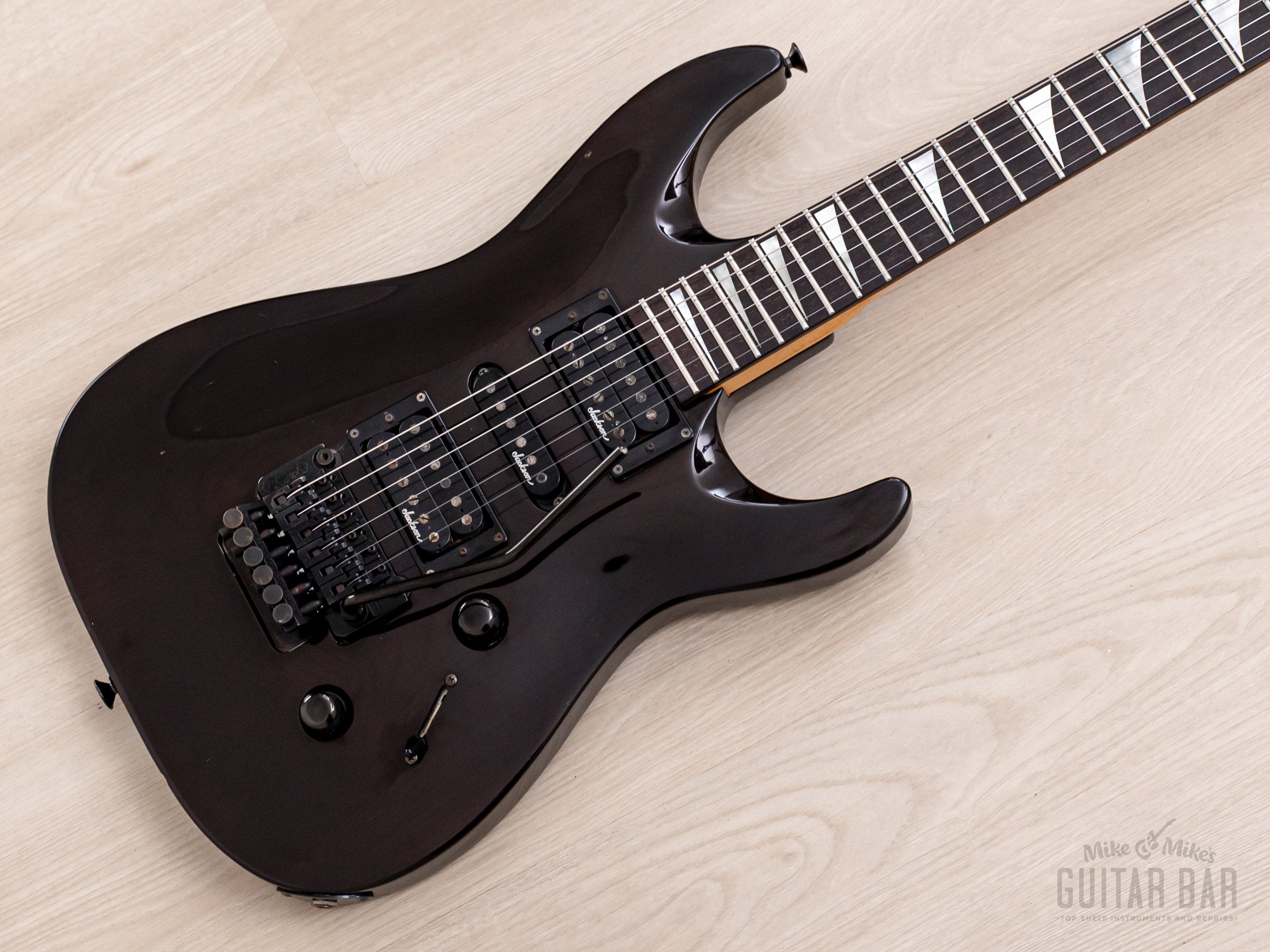 1990 Charvel by Jackson Dinky Arched-Top DKA-115-HSH See-Through Brown