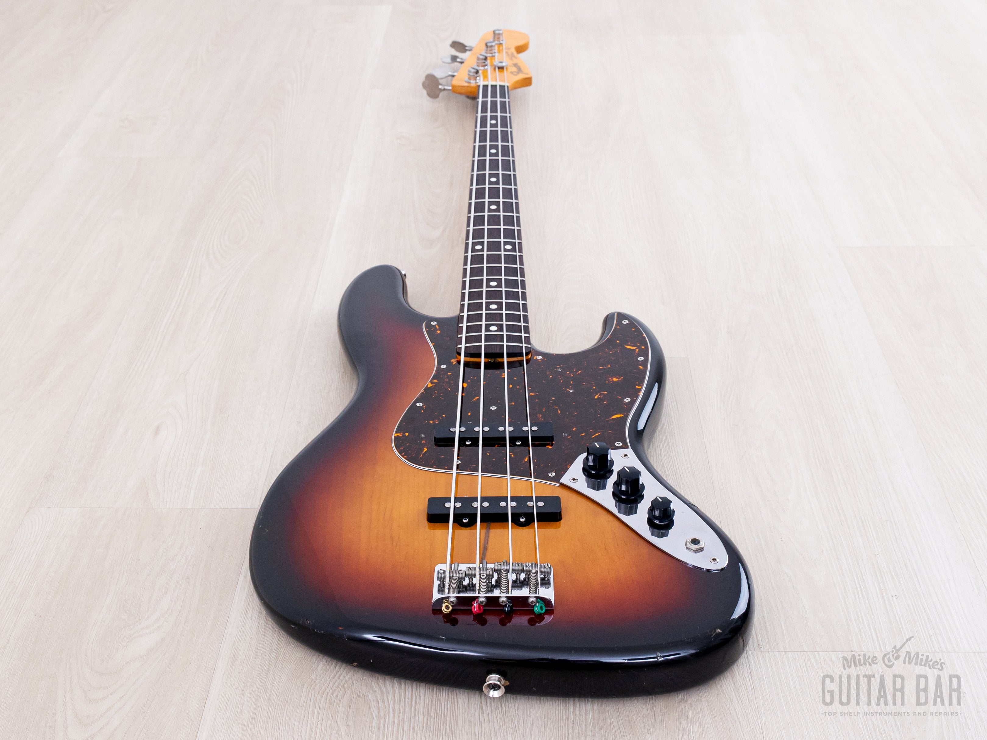 1989 Fender Jazz Bass '62 Vintage Reissue JB62-75 Sunburst 100% Origin