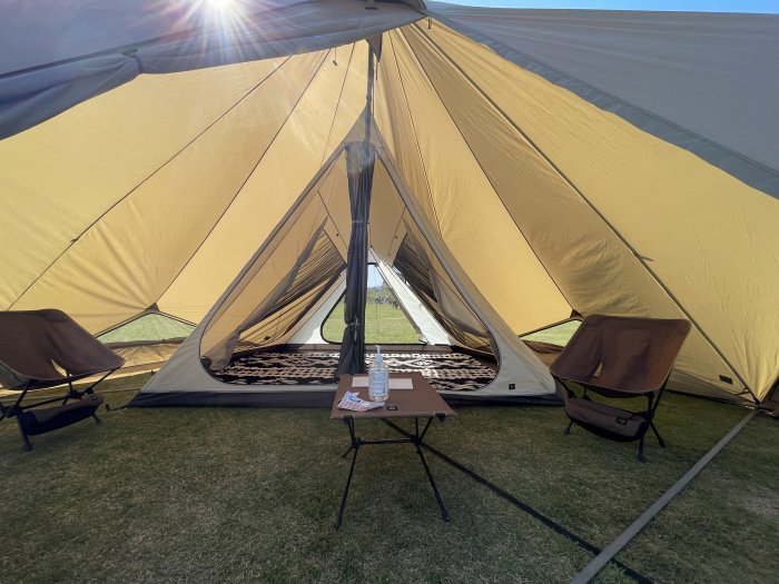 ゼクーL と 専用インナーテントをキャンプで使ってみて。ファミリー