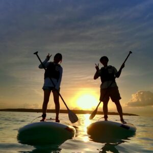 サンセットSUP貸切プライベートコース | SUPコース紹介 | Mo'o SUP