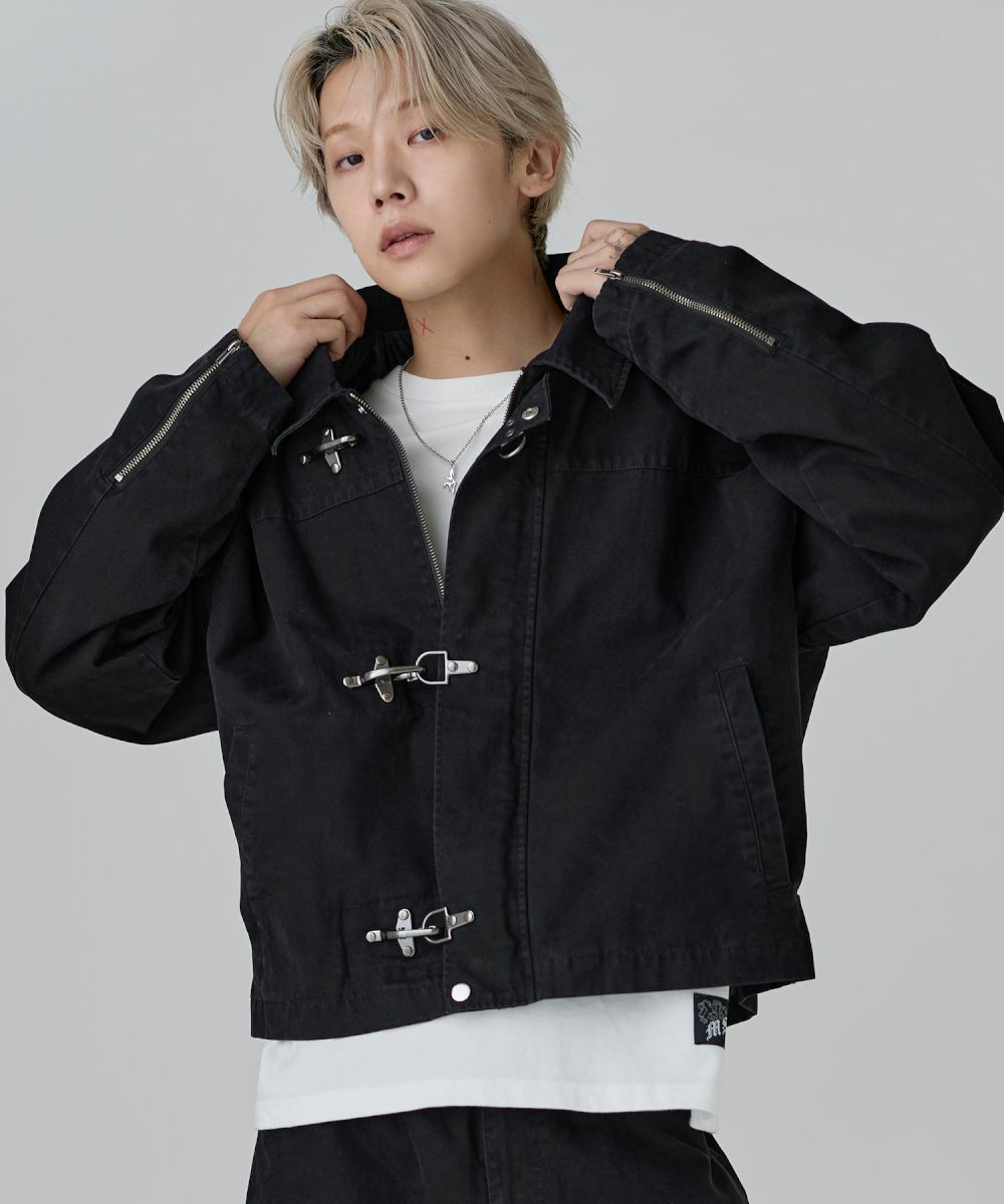 SET-UP着用可能】ファイヤーマンショート丈ダックジャケット | MSG