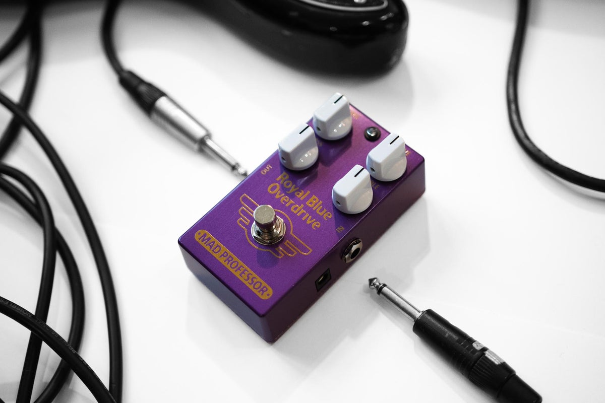 Royal Blue Overdrive Pedal | Mad Professor Amplification