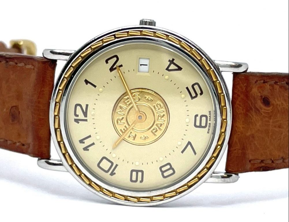 HERMES エルメス Sellier セリエの電池交換