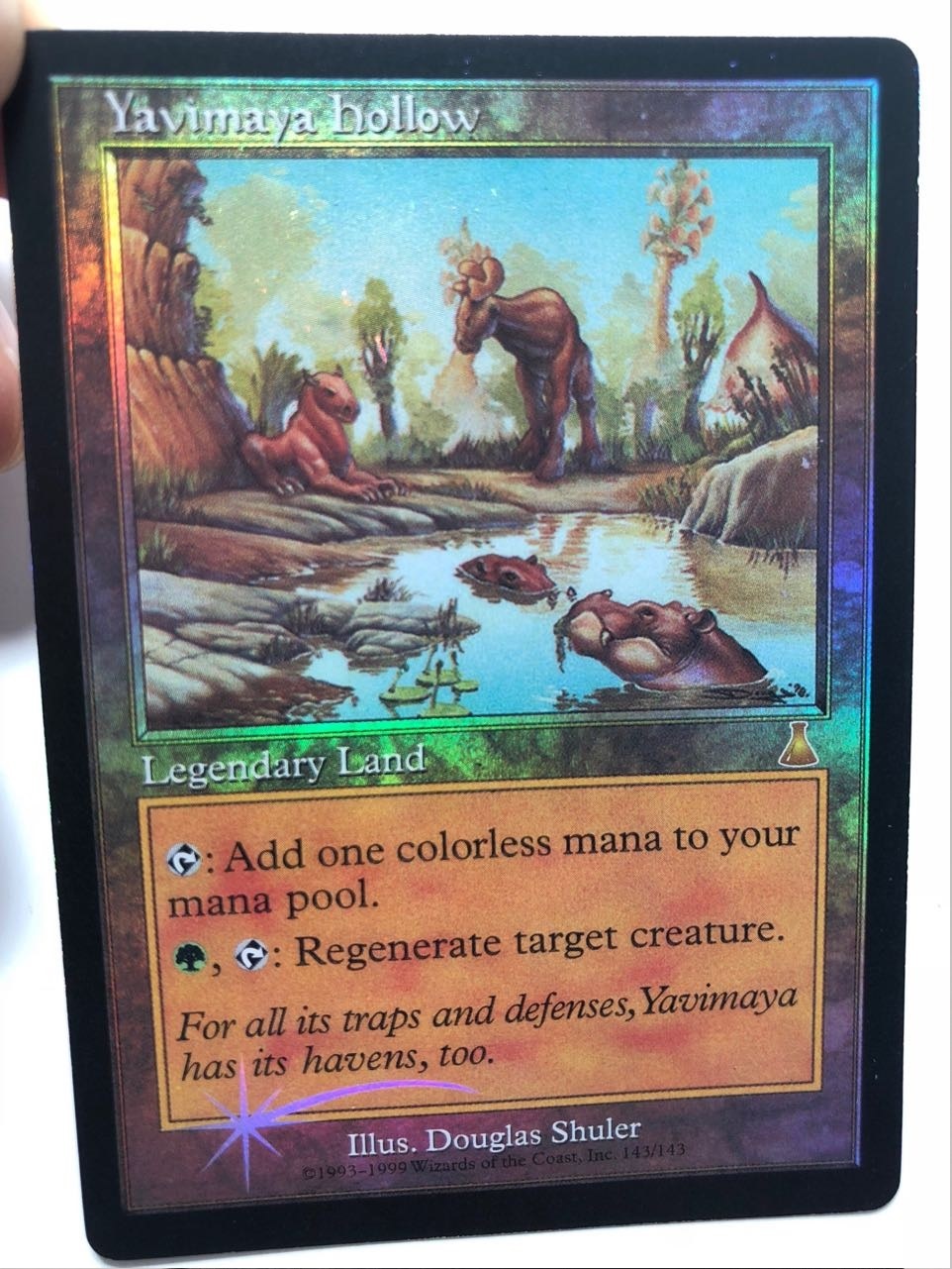 ヤヴィマヤのうろ穴 Foil 英語版 ヤヴィマヤのうろ穴 mtg foil