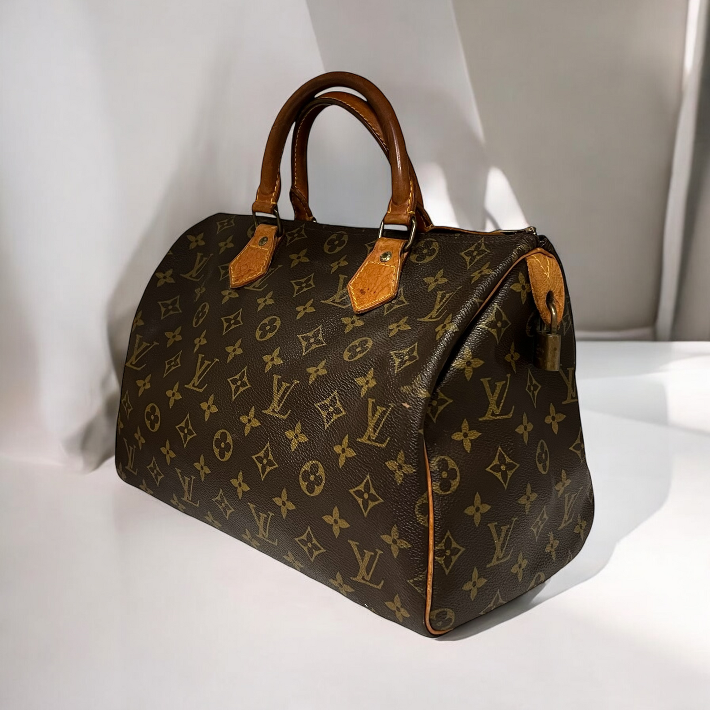 LOUIS VUITTON Speedy Handbag Monogram Canvas 30 – More Than You