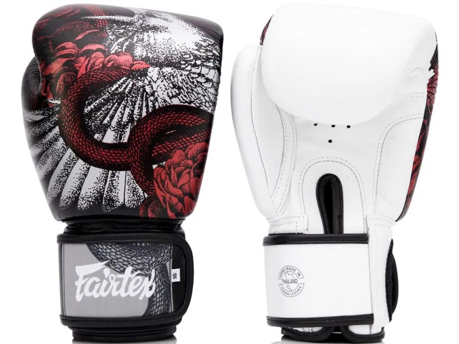 FAIRTEX GLOVES BGV24 LEATHER HOOK-AND-LOOP LIMITED EDITION THE